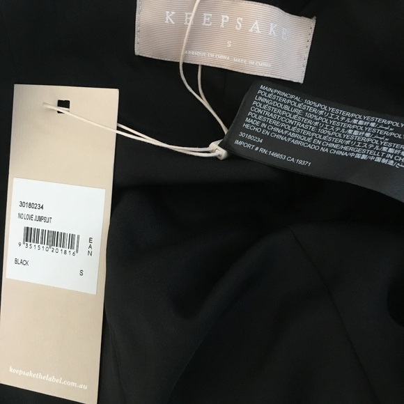 KEEPSAKE THE LABEL NO LOVE JUMPSUIT - Picture 6 of 8